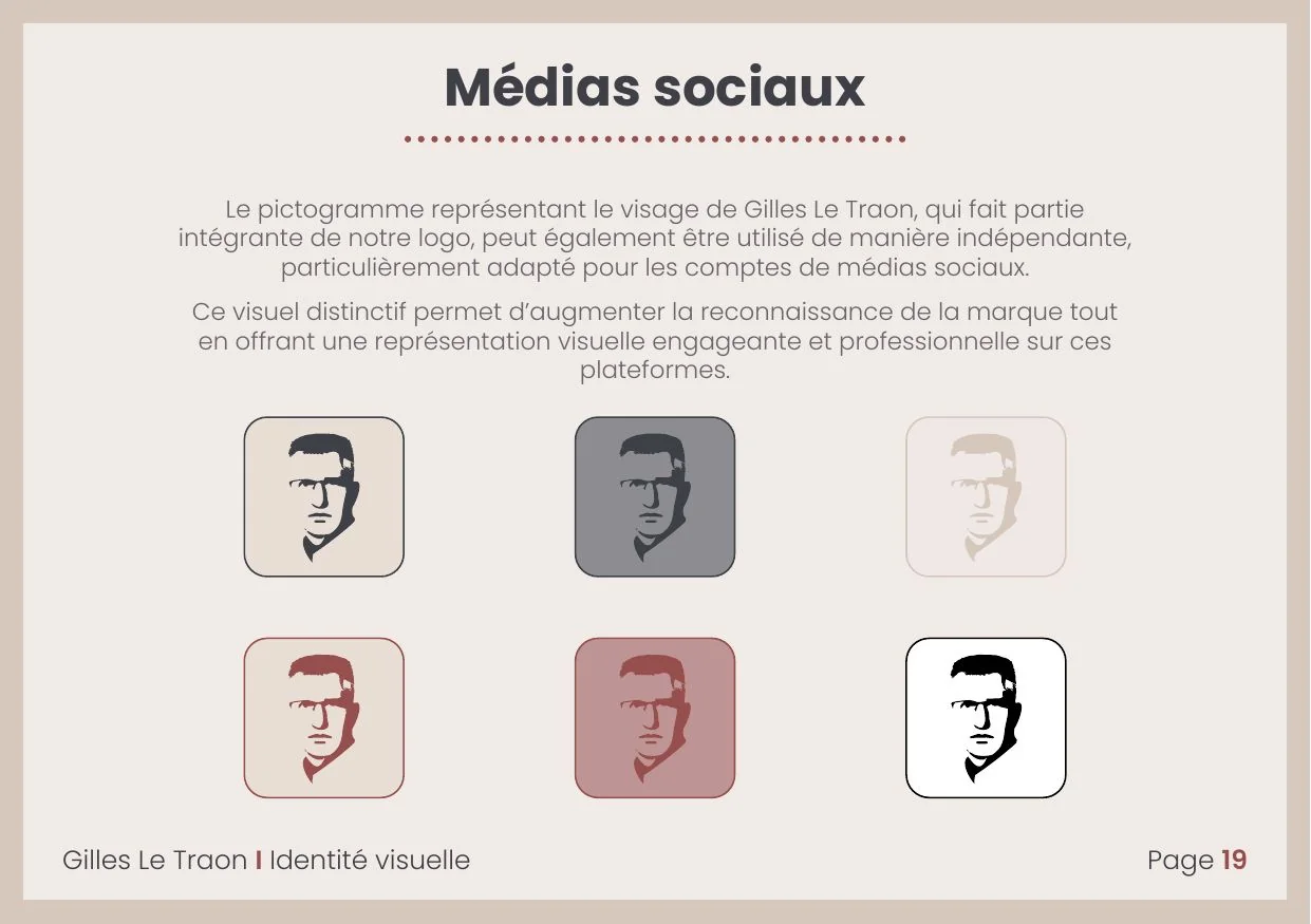 Avatars et déclinaisons pour les réseaux sociaux