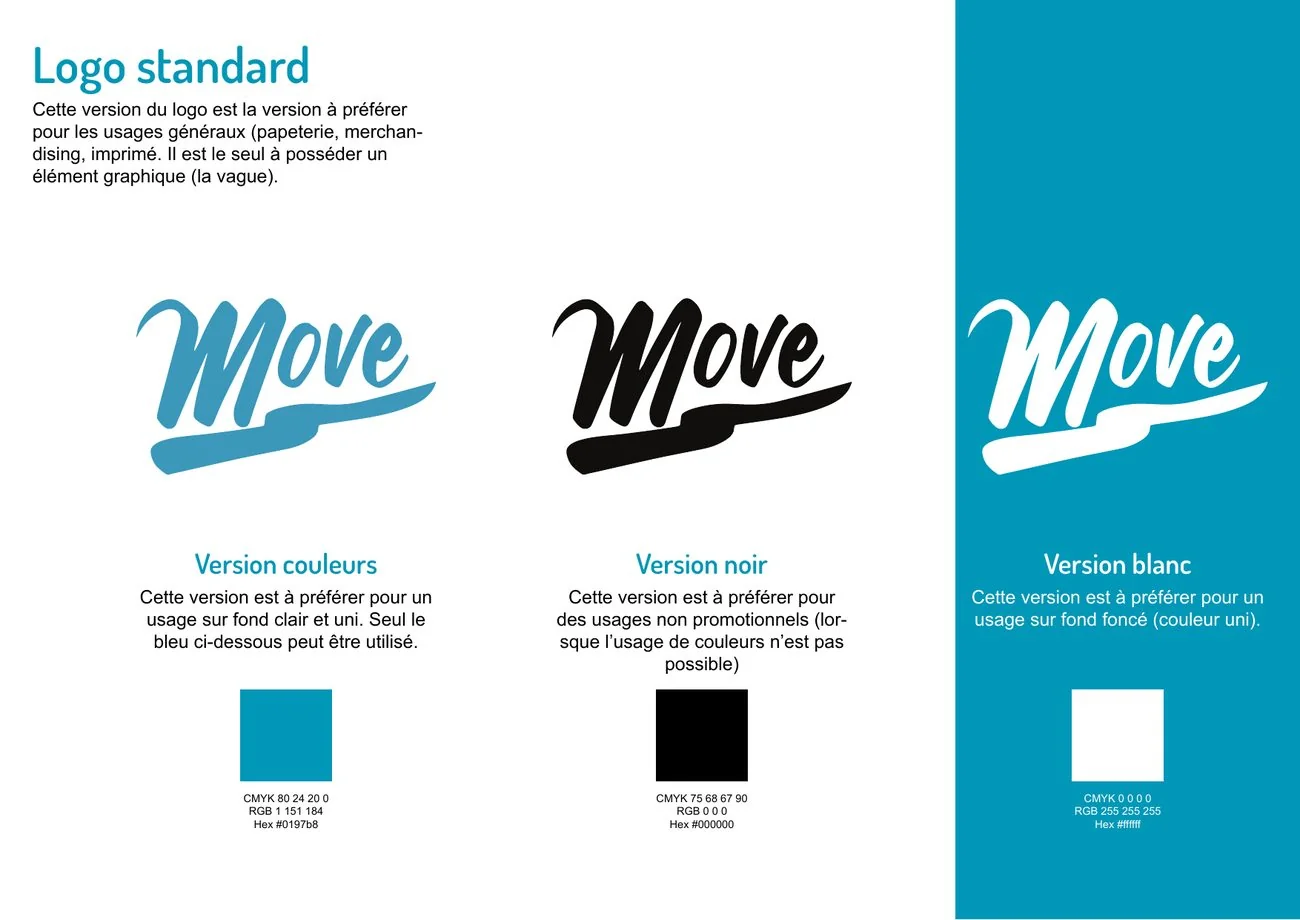 Logo Move et ses trois versions