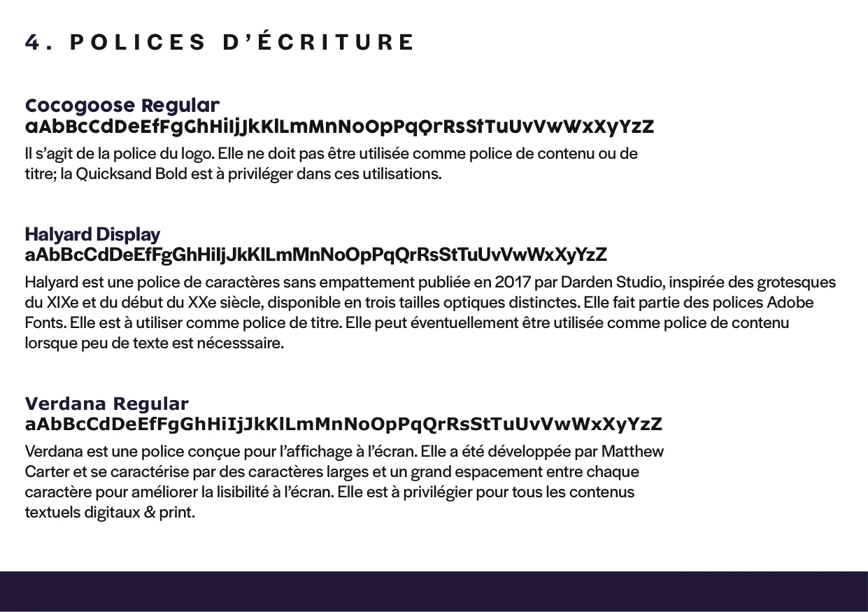 Polices d’écriture Pablo Consulting : Cocogoose et polices de texte
